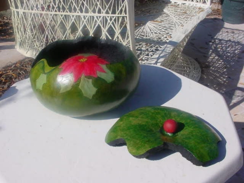 Jackie Hall Gourd Art